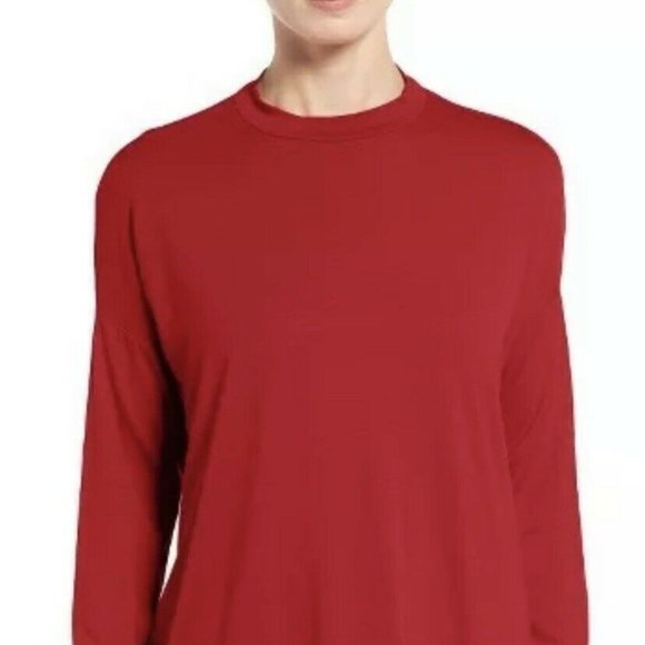Eileen Fisher Mock Neck Lightweight Viscose Jersey - Picture 3 of 11